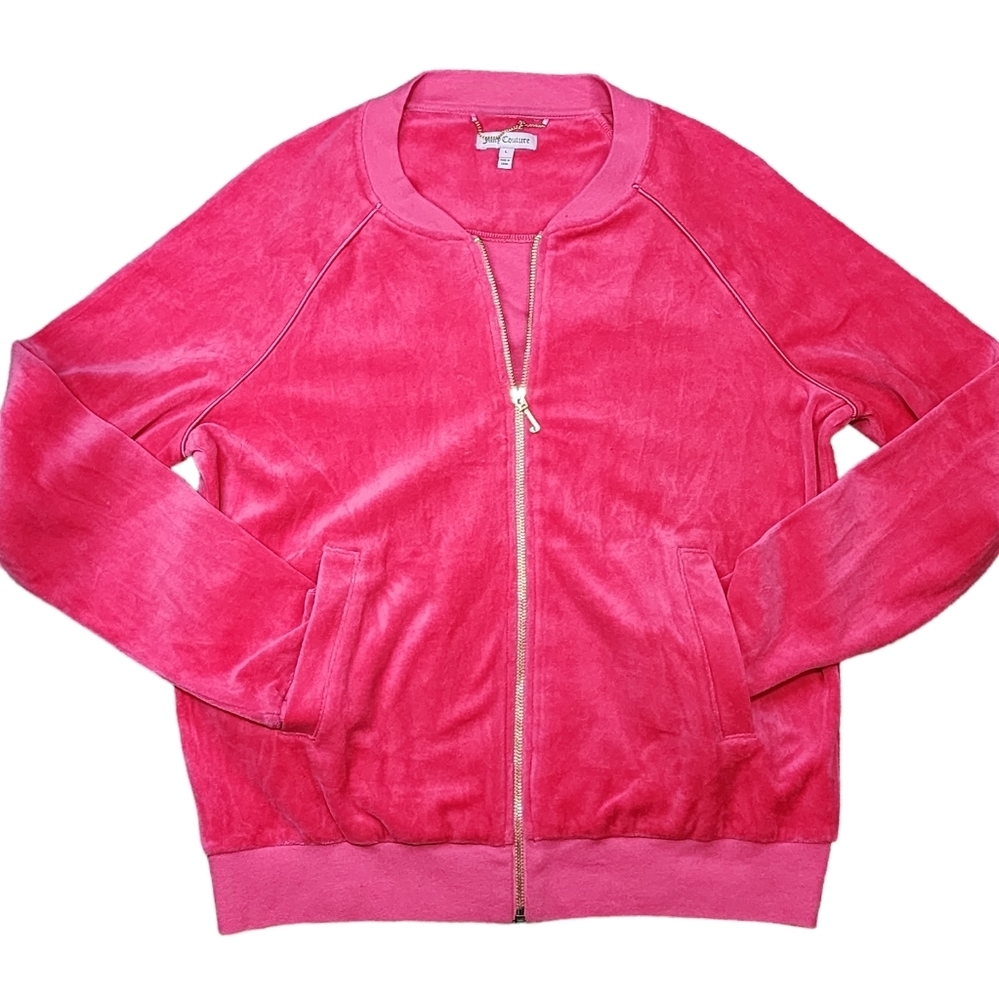 Juicy Couture Pink Velour Jacket